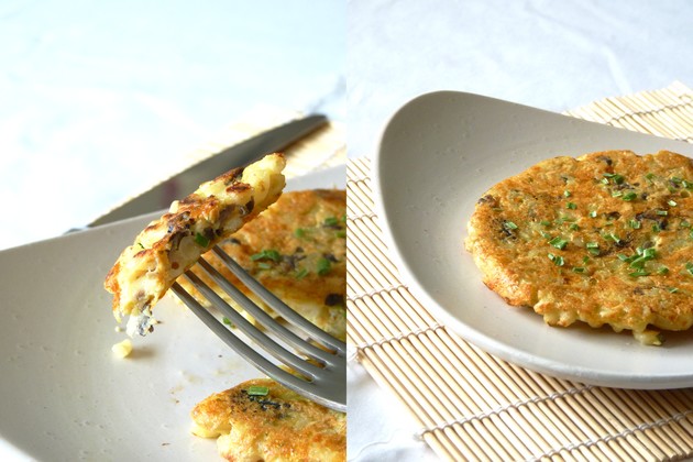 Galettes coquillettes champignons1