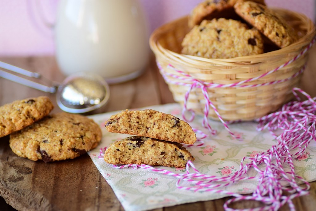 almond oatmeal cookie3