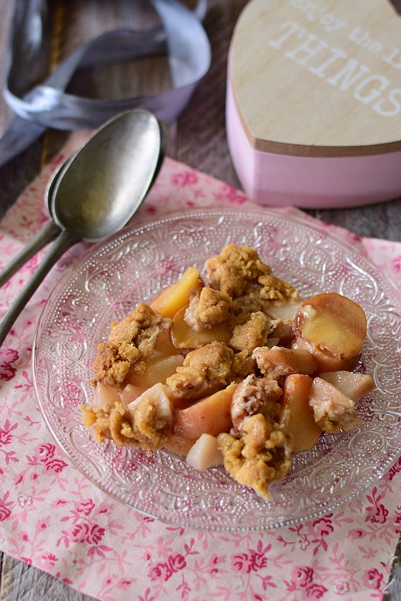crumble peche poire speculoos2